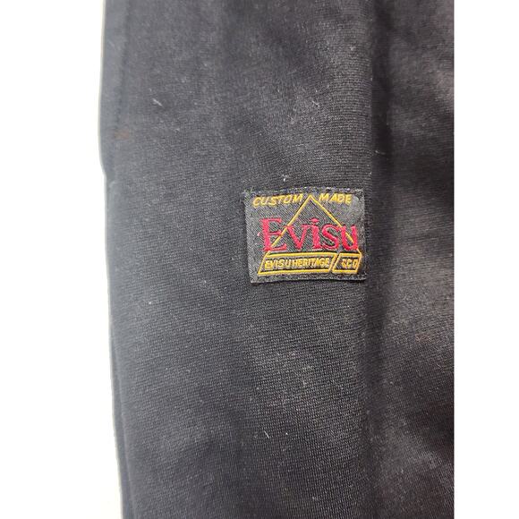 Evisu Heritage Sweatpants Brushstroke Logo Joggers Mens XXL Streetwear Lounge - Picture 14 of 15